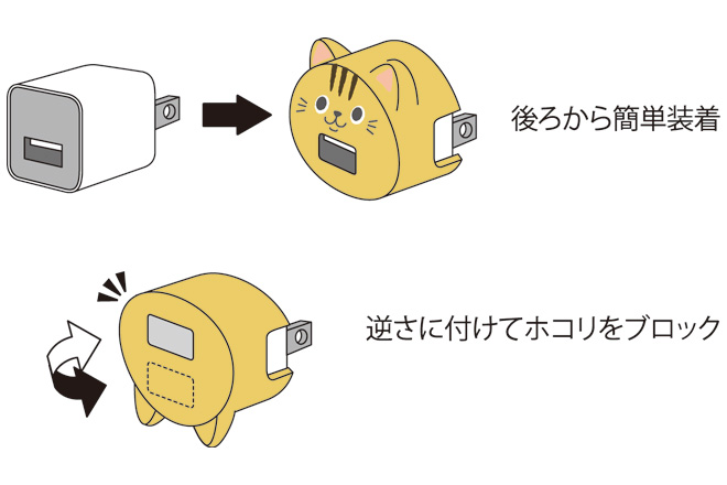 ACアダプタシリコンカバー(iphone専用)