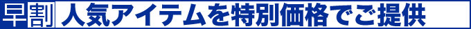 特別価格でご提供